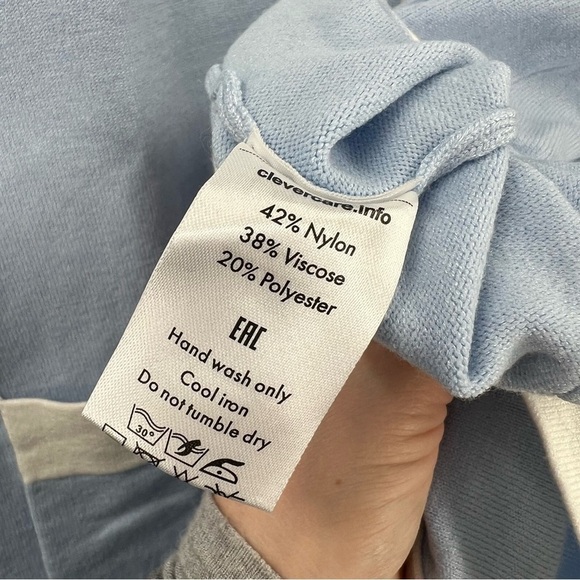 Lichi Frankfurt Light Blue Knit Cardigan - Picture 8 of 10